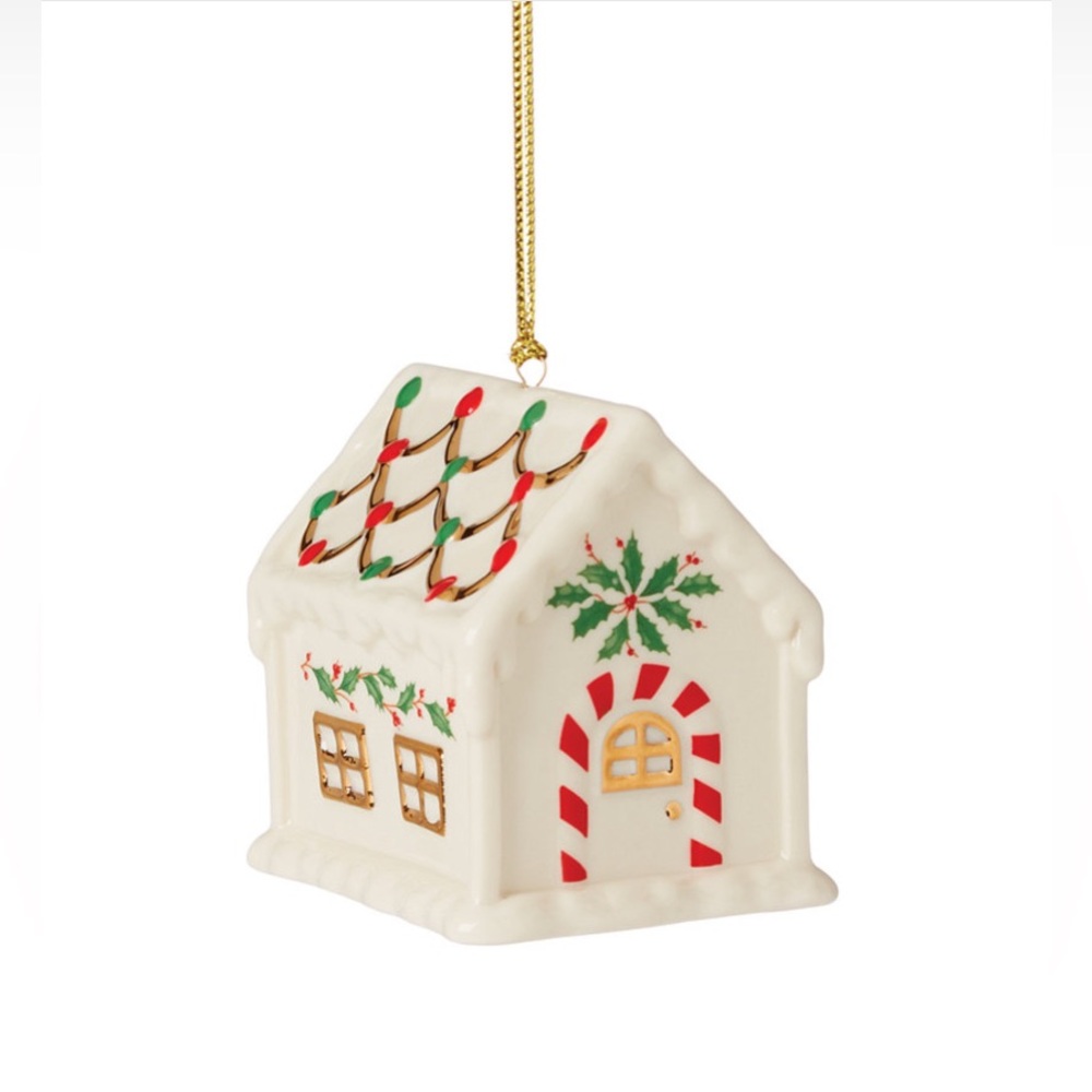 ❤️💚❤️NWT Lenox Gingerbread House